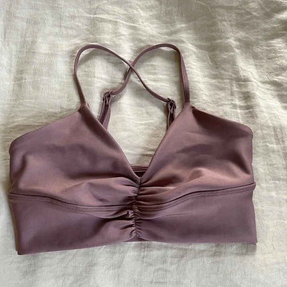 ALO Yoga Mauve Sports Bra - Picture 2 of 7